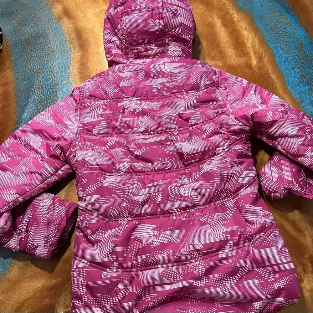 NWT Pacific Trail Insulated Hooded Jacket Pink Large with fleece detachable hood